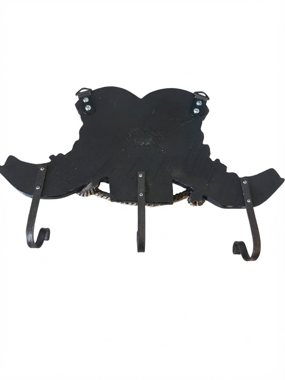 Cowboy Boot Wall Hook Rack - Brown - Picture 3 of 3